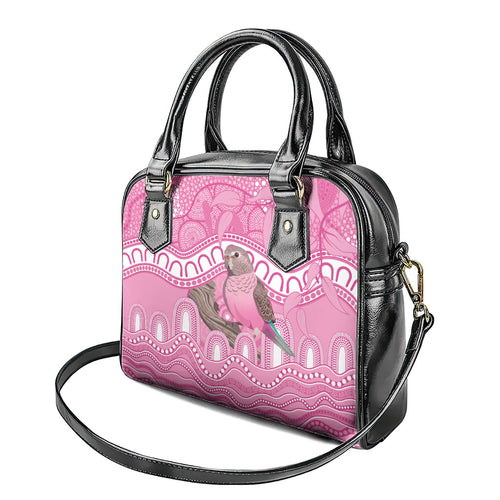 Indigenous Australia Bourkie Shoulder Handbag Aussie Bourke's Parrot Aboriginal Art