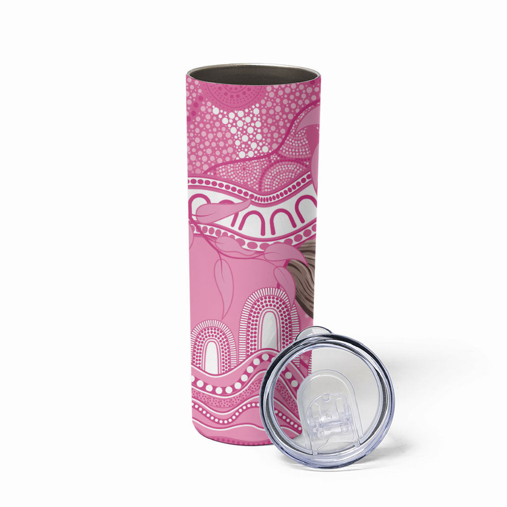 Indigenous Australia Bourkie Skinny Tumbler Aussie Bourke's Parrot Aboriginal Art