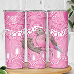 Indigenous Australia Bourkie Skinny Tumbler Aussie Bourke's Parrot Aboriginal Art