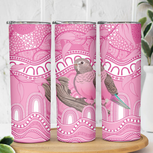 Indigenous Australia Bourkie Skinny Tumbler Aussie Bourke's Parrot Aboriginal Art