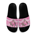 Indigenous Australia Bourkie Slide Sandals Aussie Bourke's Parrot Aboriginal Art