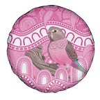 Indigenous Australia Bourkie Spare Tire Cover Aussie Bourke's Parrot Aboriginal Art