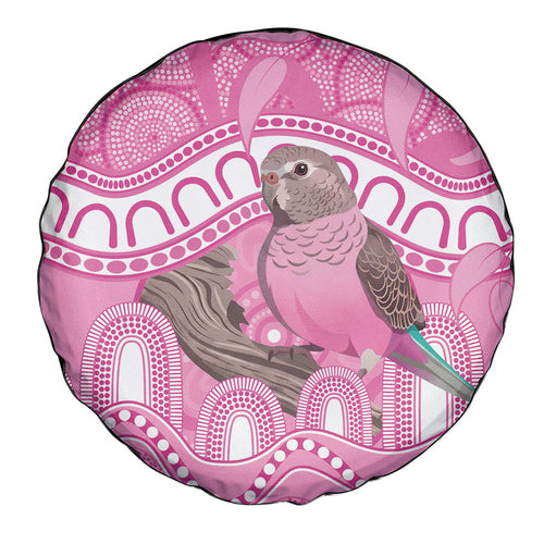 Indigenous Australia Bourkie Spare Tire Cover Aussie Bourke's Parrot Aboriginal Art