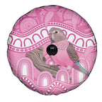 Indigenous Australia Bourkie Spare Tire Cover Aussie Bourke's Parrot Aboriginal Art