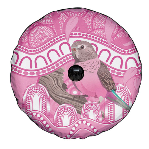 Indigenous Australia Bourkie Spare Tire Cover Aussie Bourke's Parrot Aboriginal Art