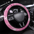 Indigenous Australia Bourkie Steering Wheel Cover Aussie Bourke's Parrot Aboriginal Art