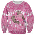 Indigenous Australia Bourkie Sweatshirt Aussie Bourke's Parrot Aboriginal Art