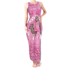 Indigenous Australia Bourkie Tank Maxi Dress Aussie Bourke's Parrot Aboriginal Art