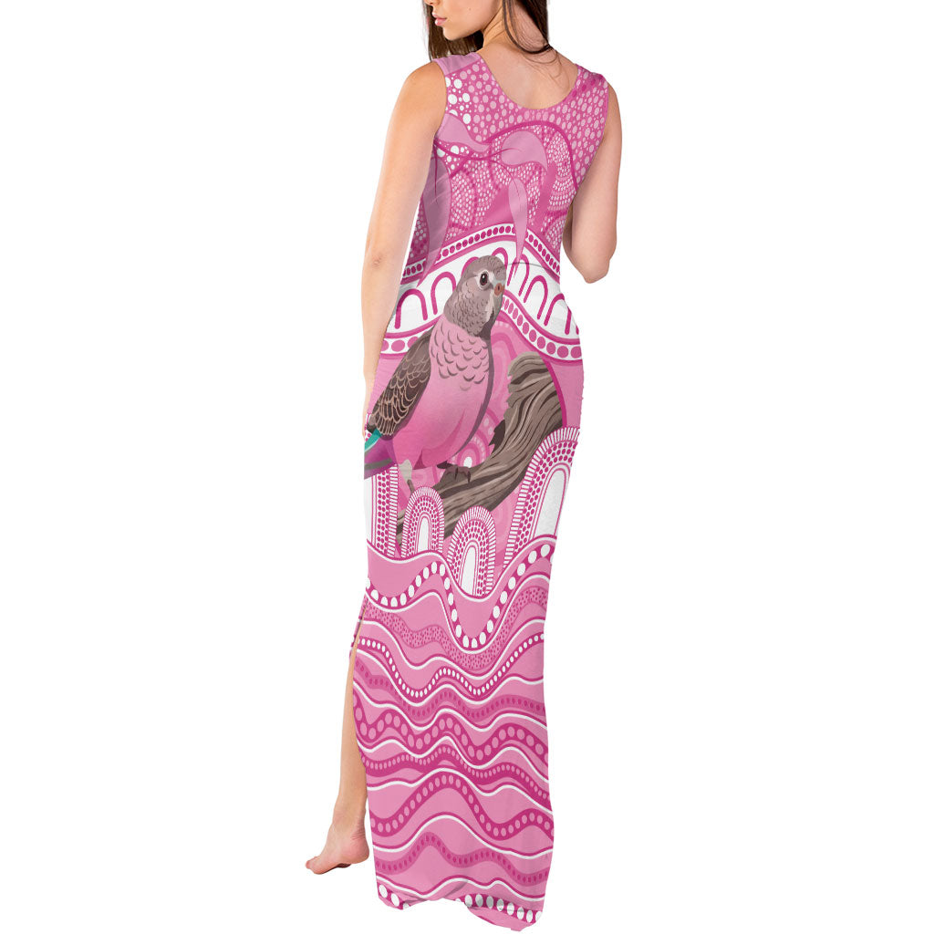 Indigenous Australia Bourkie Tank Maxi Dress Aussie Bourke's Parrot Aboriginal Art