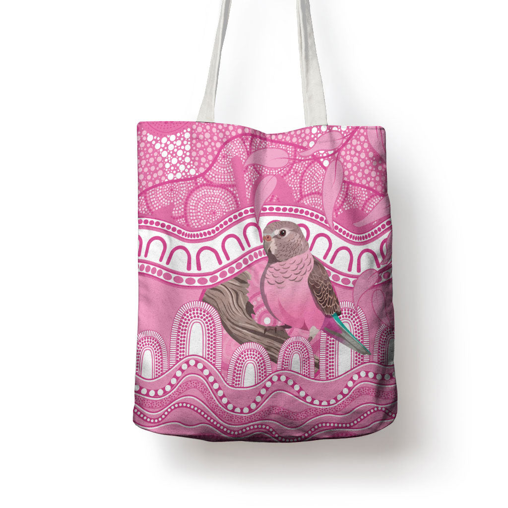 Indigenous Australia Bourkie Tote Bag Aussie Bourke's Parrot Aboriginal Art