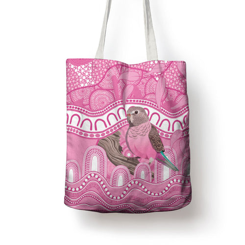 Indigenous Australia Bourkie Tote Bag Aussie Bourke's Parrot Aboriginal Art