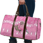 Indigenous Australia Bourkie Travel Bag Aussie Bourke's Parrot Aboriginal Art