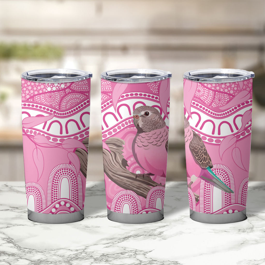 Indigenous Australia Bourkie Tumbler Cup Aussie Bourke's Parrot Aboriginal Art