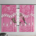 Indigenous Australia Bourkie Window Curtain Aussie Bourke's Parrot Aboriginal Art