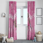 Indigenous Australia Bourkie Window Curtain Aussie Bourke's Parrot Aboriginal Art