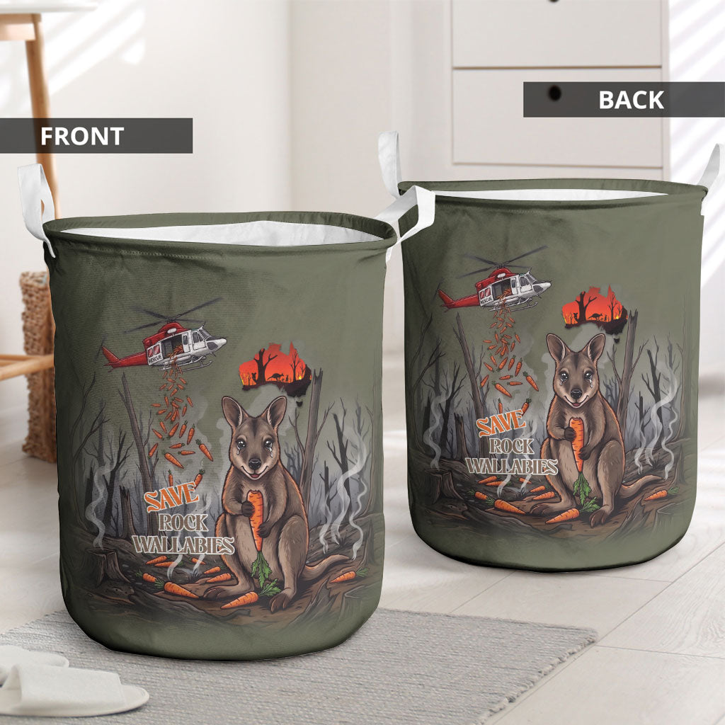 Save Rock Wallabies Australia 2026 Laundry Basket
