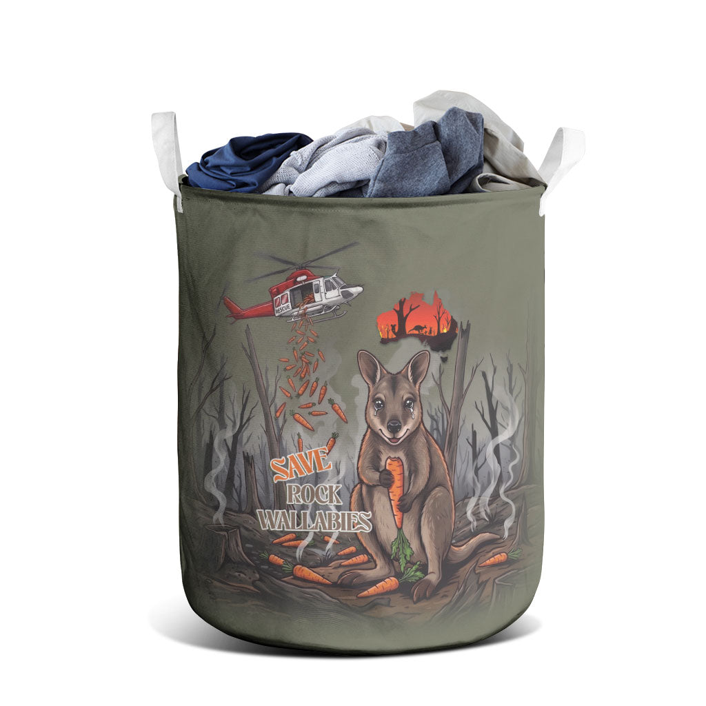 Save Rock Wallabies Australia 2026 Laundry Basket