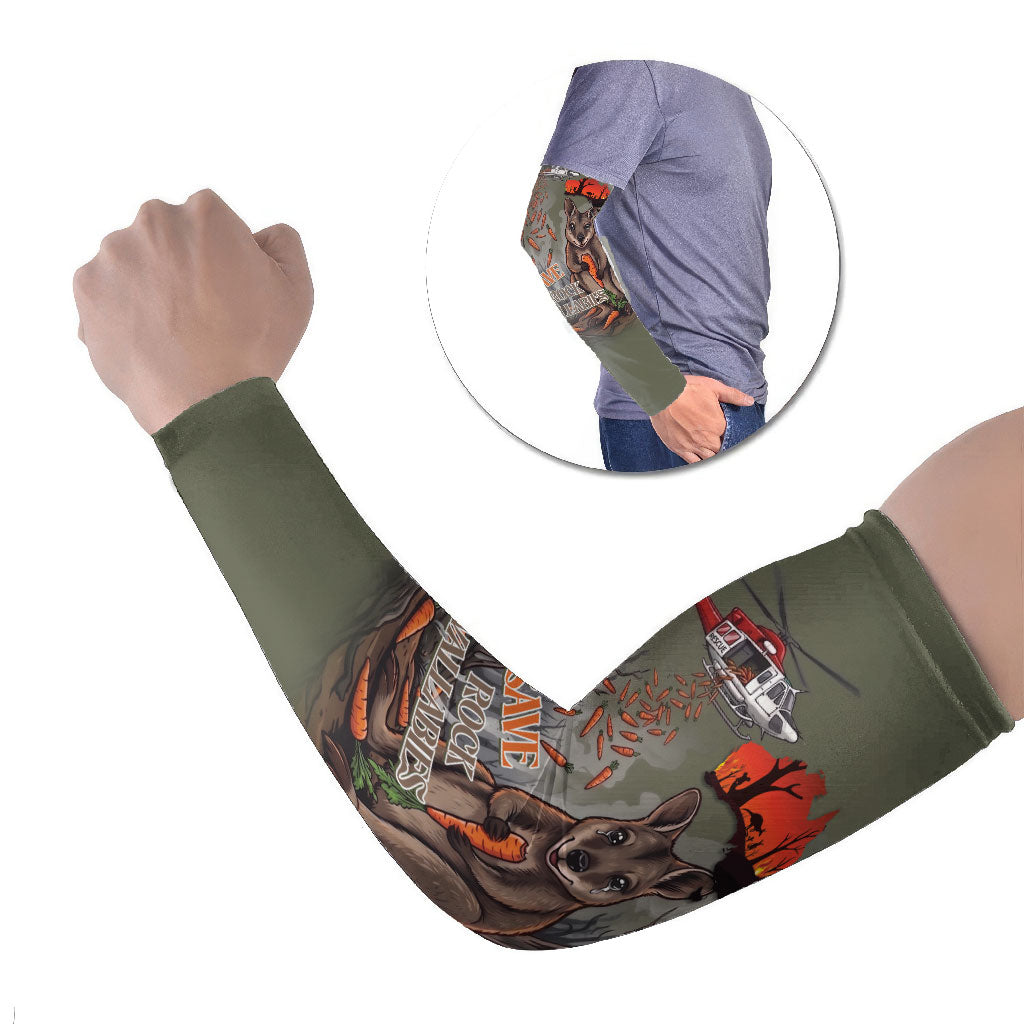 Save Rock Wallabies Australia 2026 Arm Sleeves