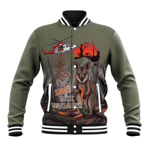 Save Rock Wallabies Australia 2026 Baseball Jacket