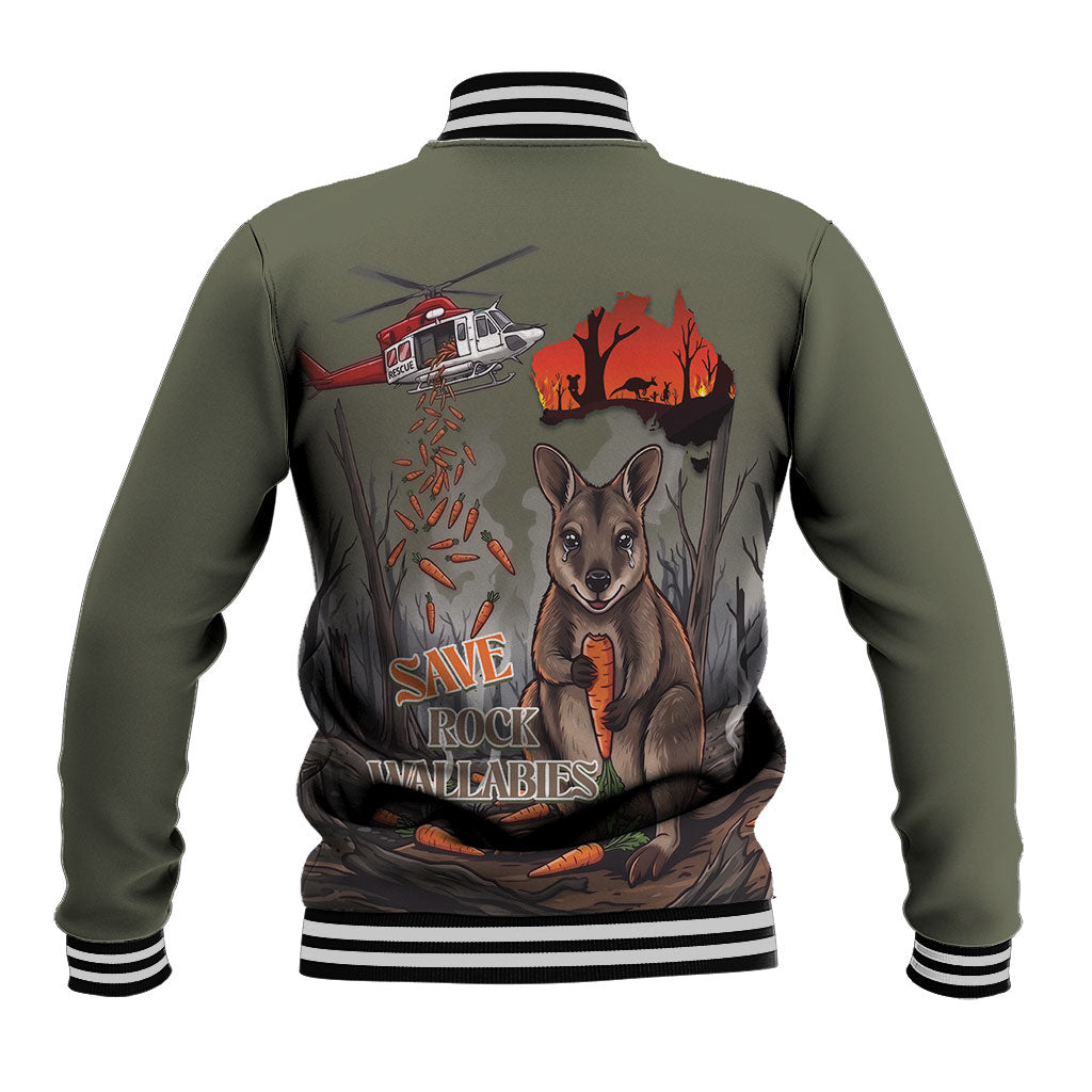 Save Rock Wallabies Australia 2026 Baseball Jacket
