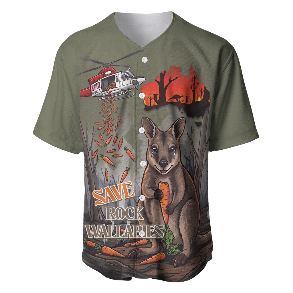 Save Rock Wallabies Australia 2026 Baseball Jersey
