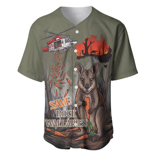 Save Rock Wallabies Australia 2026 Baseball Jersey