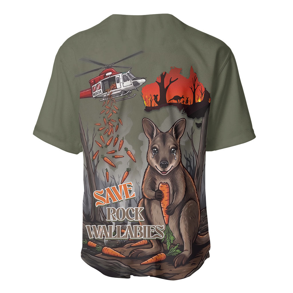 Save Rock Wallabies Australia 2026 Baseball Jersey