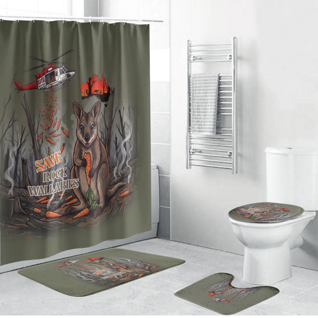 Save Rock Wallabies Australia 2026 Bathroom Set