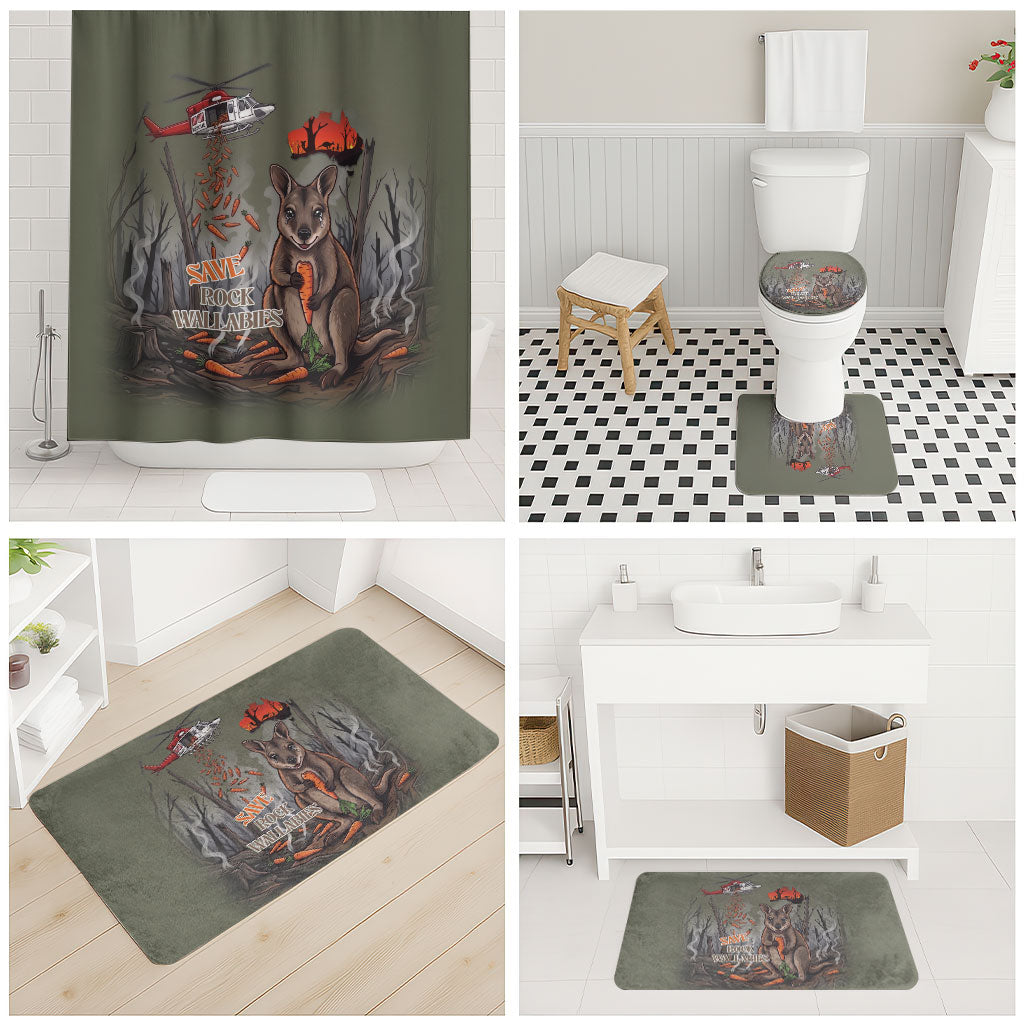 Save Rock Wallabies Australia 2026 Bathroom Set