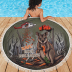 Save Rock Wallabies Australia 2026 Beach Blanket