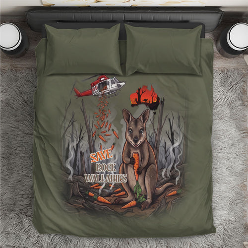 Save Rock Wallabies Australia 2026 Bedding Set