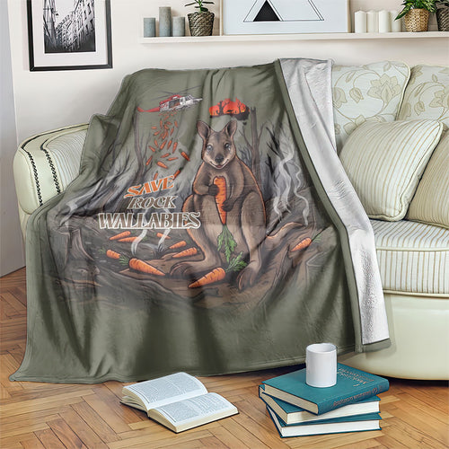 Save Rock Wallabies Australia 2026 Blanket