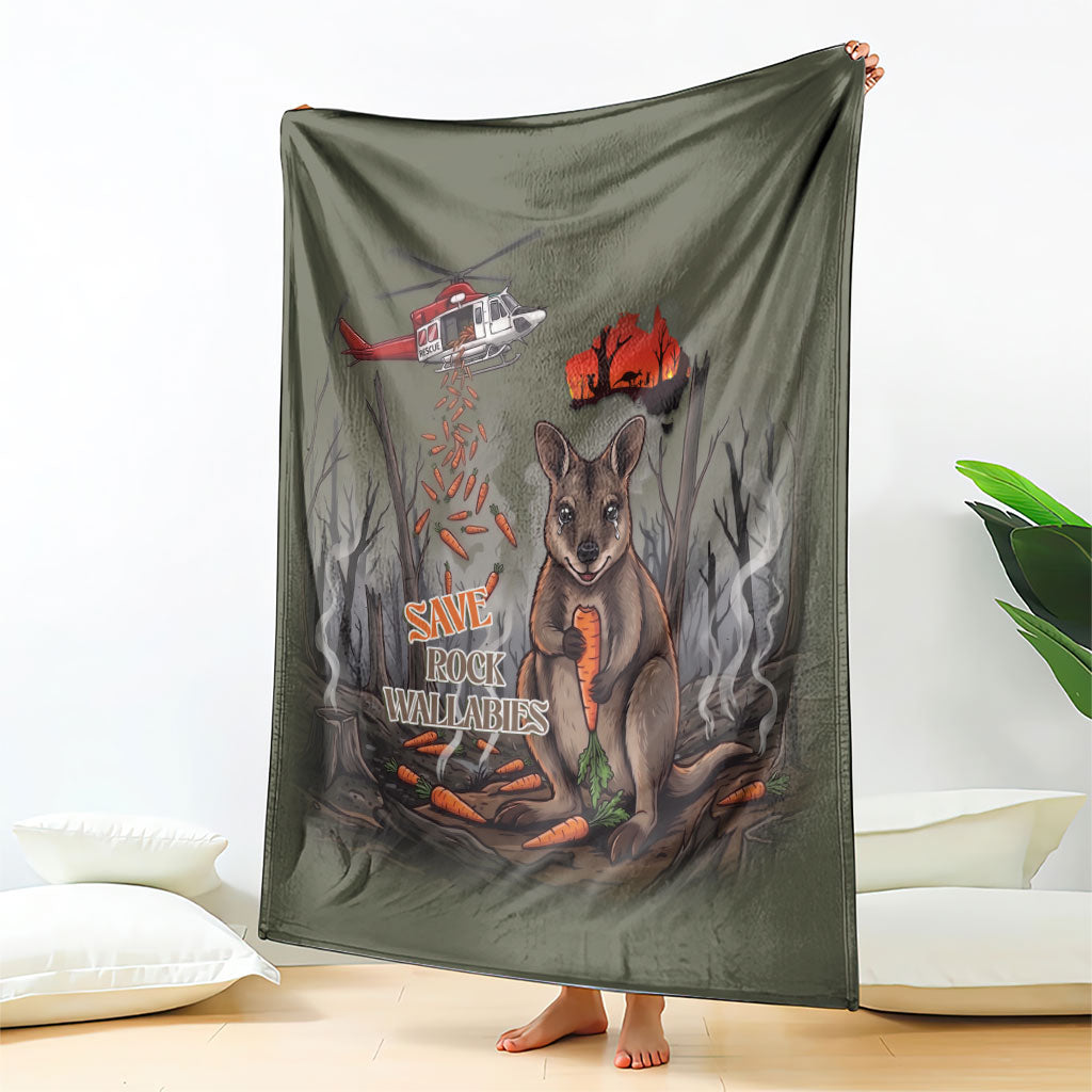Save Rock Wallabies Australia 2026 Blanket