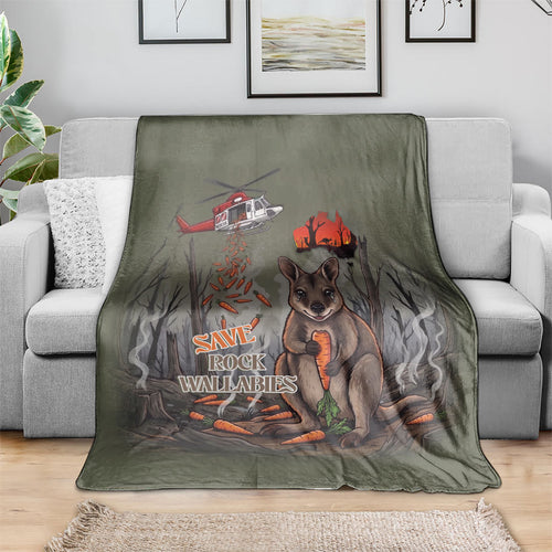 Save Rock Wallabies Australia 2026 Blanket
