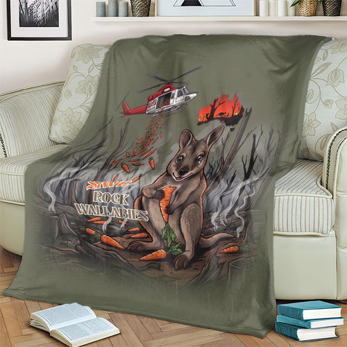 Save Rock Wallabies Australia 2026 Blanket