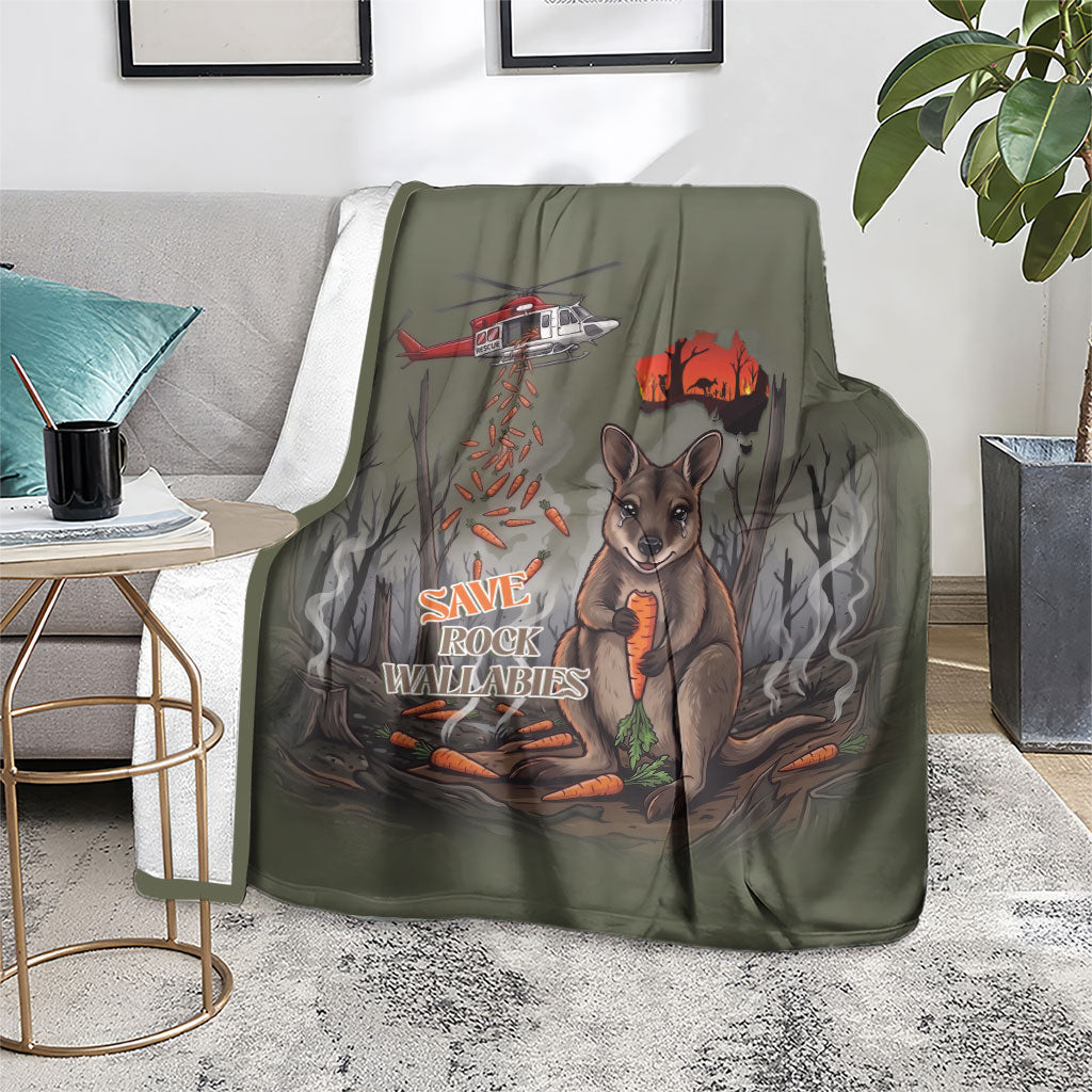 Save Rock Wallabies Australia 2026 Blanket