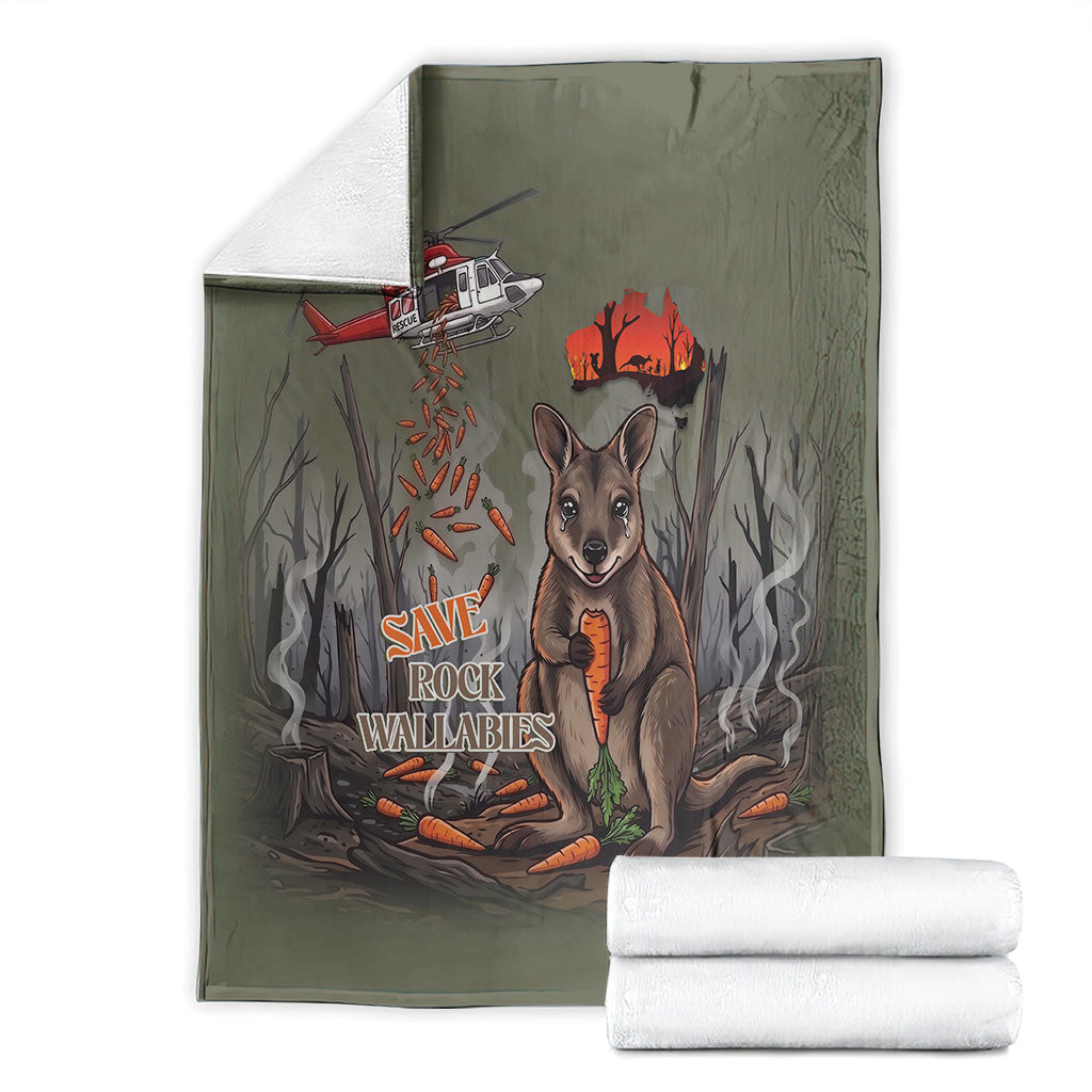 Save Rock Wallabies Australia 2026 Blanket