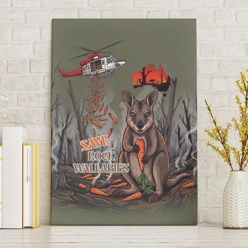 Save Rock Wallabies Australia 2026 Canvas Wall Art