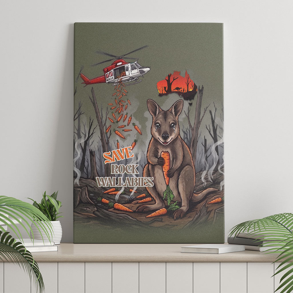 Save Rock Wallabies Australia 2026 Canvas Wall Art