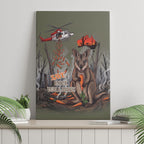Save Rock Wallabies Australia 2026 Canvas Wall Art