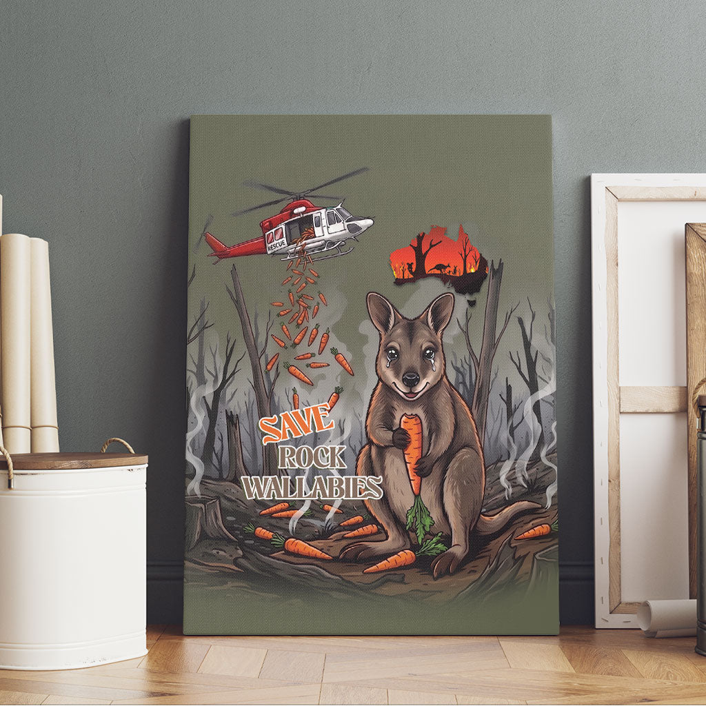Save Rock Wallabies Australia 2026 Canvas Wall Art