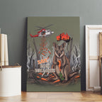 Save Rock Wallabies Australia 2026 Canvas Wall Art