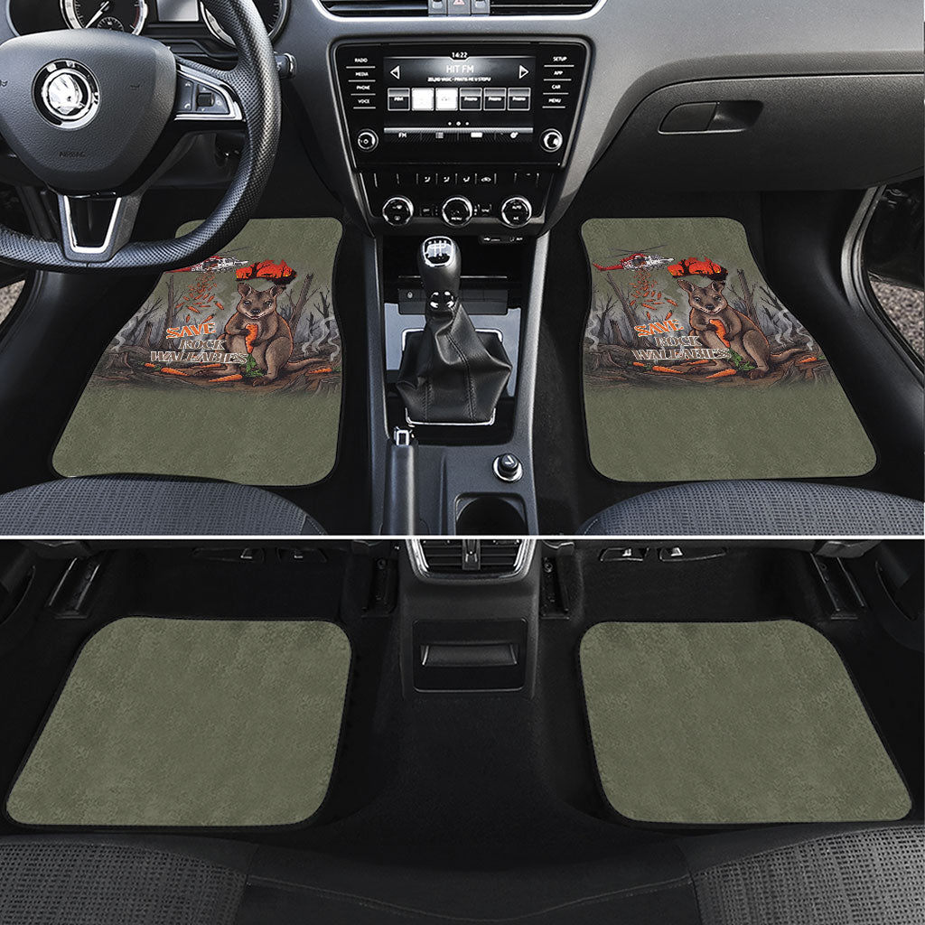 Save Rock Wallabies Australia 2026 Car Mats