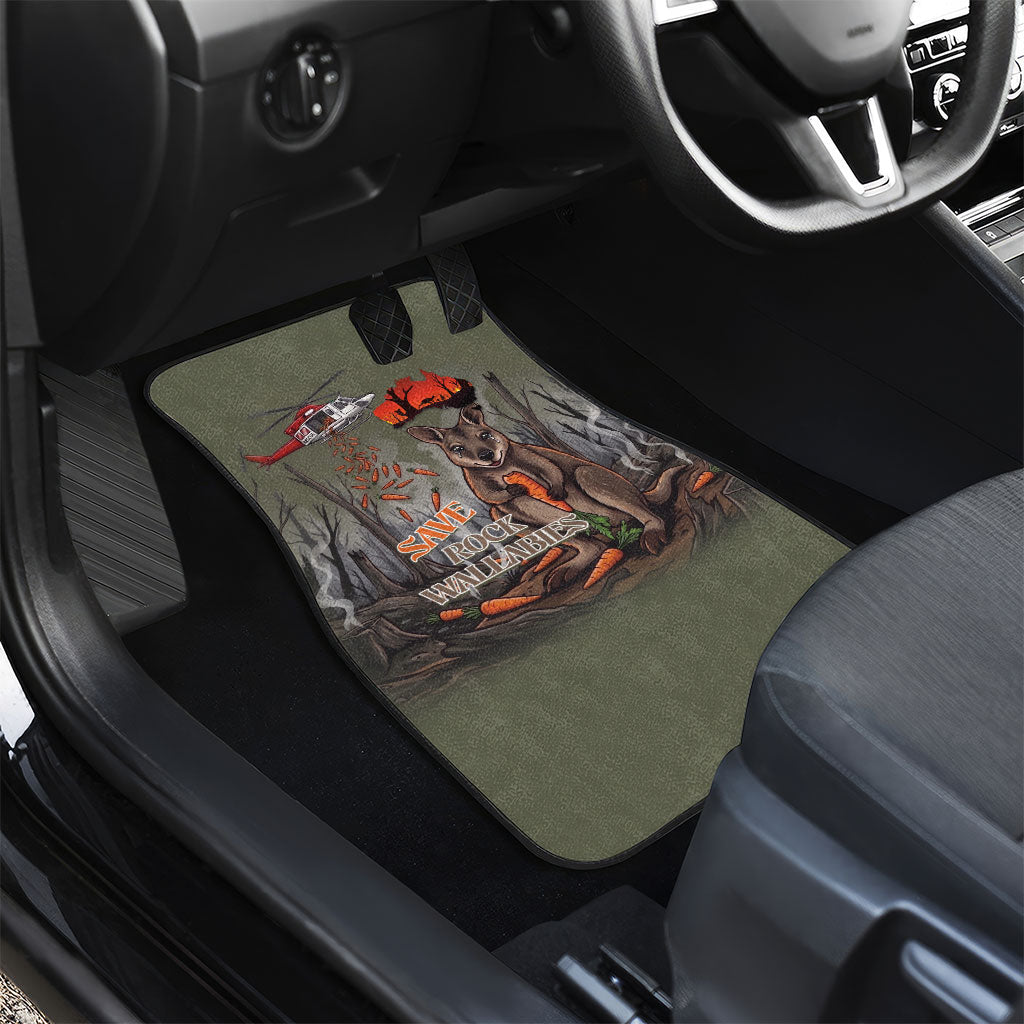 Save Rock Wallabies Australia 2026 Car Mats