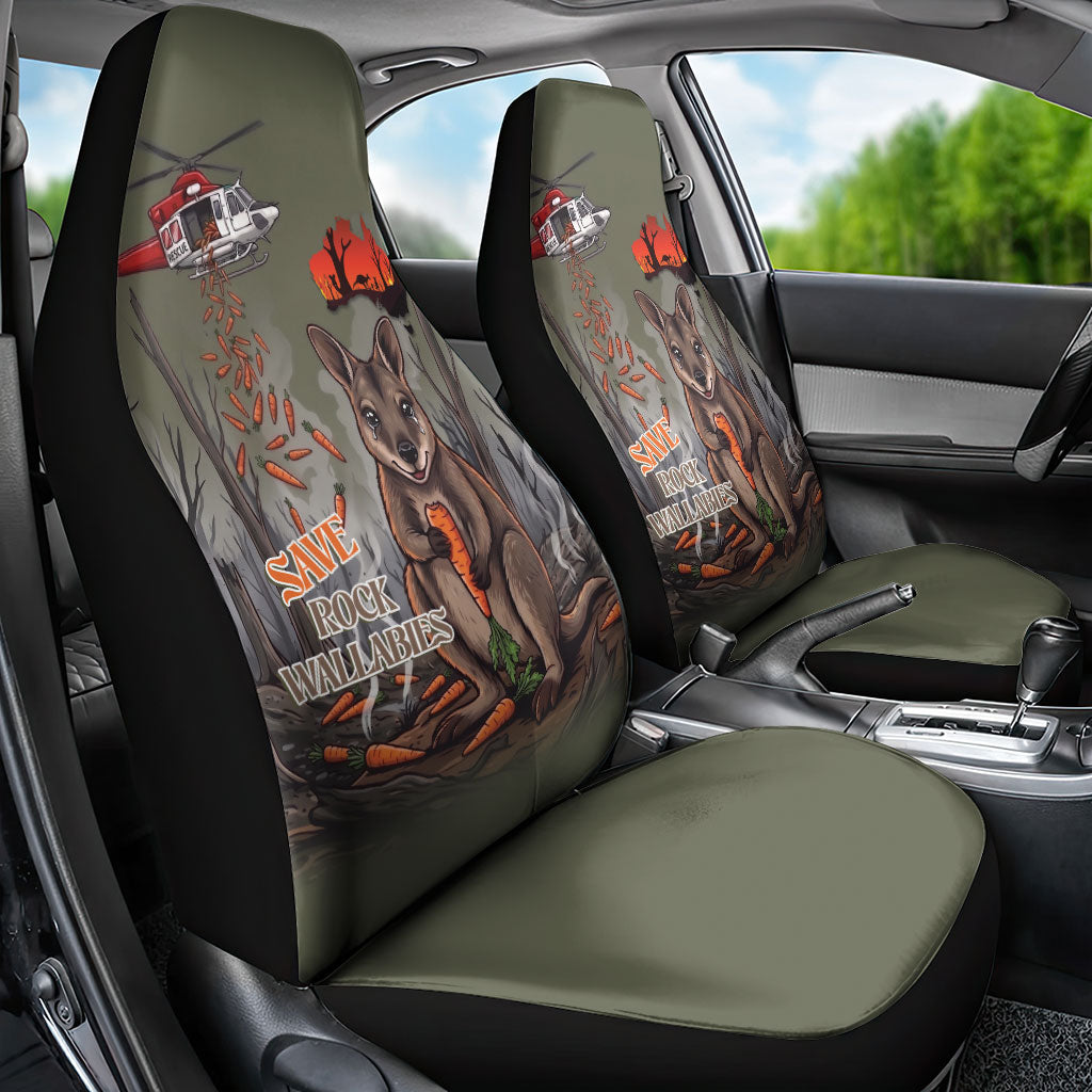 Save Rock Wallabies Australia 2026 Car Seat Cover