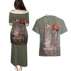 Save Rock Wallabies Australia 2026 Couples Matching Puletasi and Hawaiian Shirt