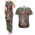 Save Rock Wallabies Australia 2026 Couples Matching Tank Maxi Dress and Hawaiian Shirt