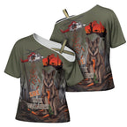 Save Rock Wallabies Australia 2026 Cross Shoulder Shirt