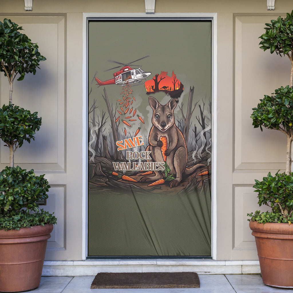 Save Rock Wallabies Australia 2026 Door Cover