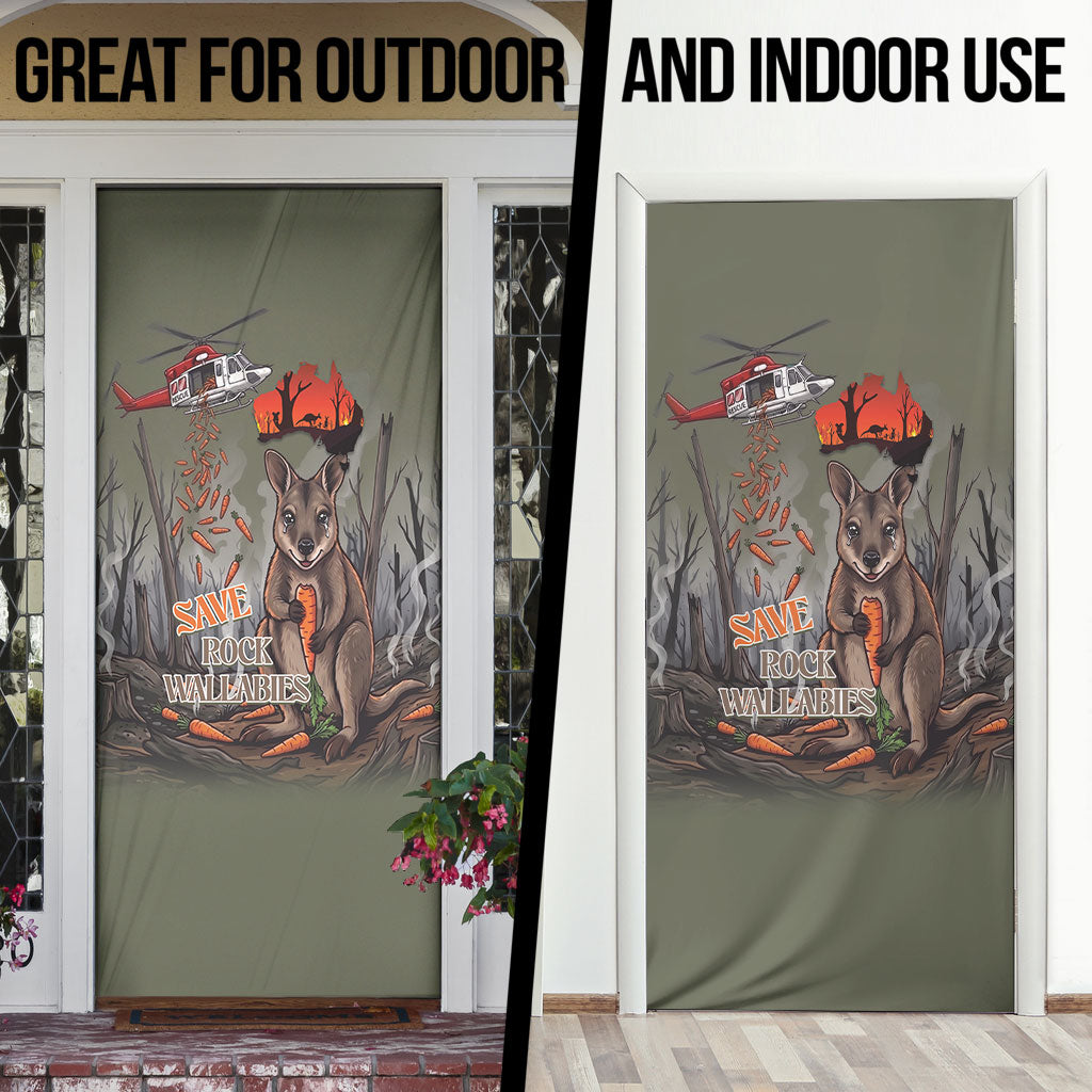 Save Rock Wallabies Australia 2026 Door Cover